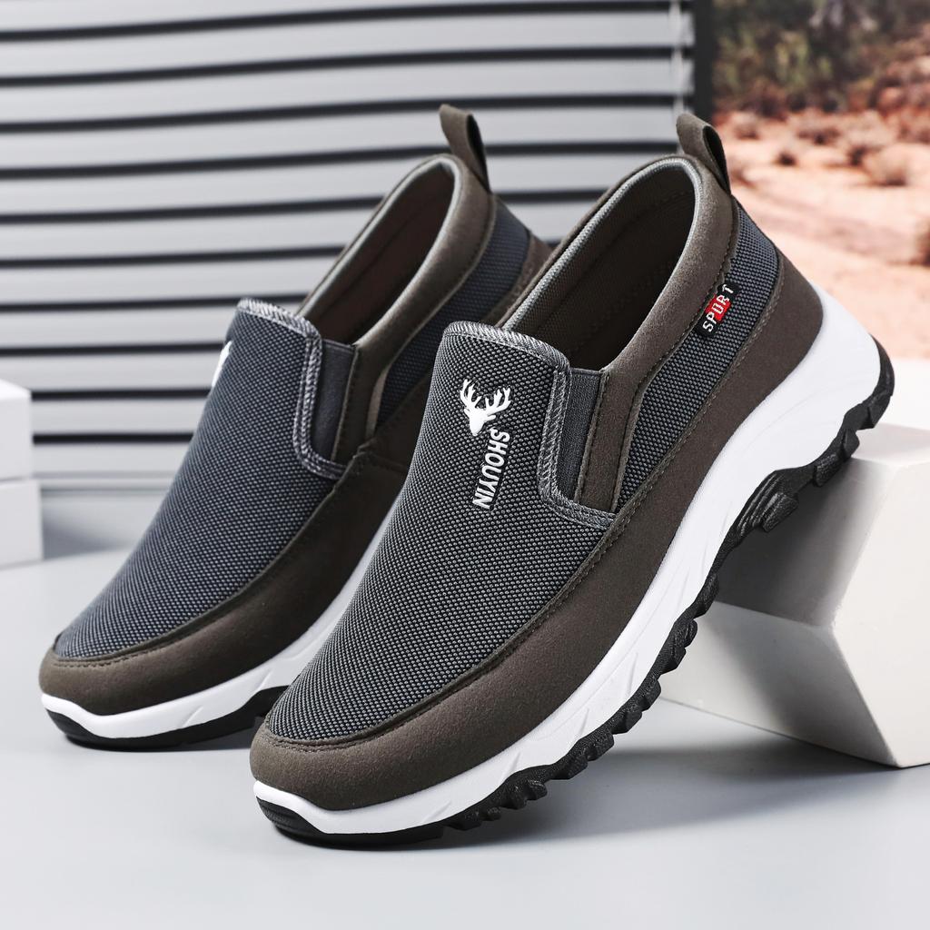 Cloth shoes spring new versatile men's shoes casual shoes breathable and non-smelly feet shoes men