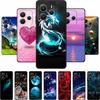 Für Redmi Note 14 4G Hülle Note14 Coque Stoßfestes Schwarzes Silikon Weiche Rückabdeckung Für Xiaomi Redmi Note 14 5G Handyhülle Schale