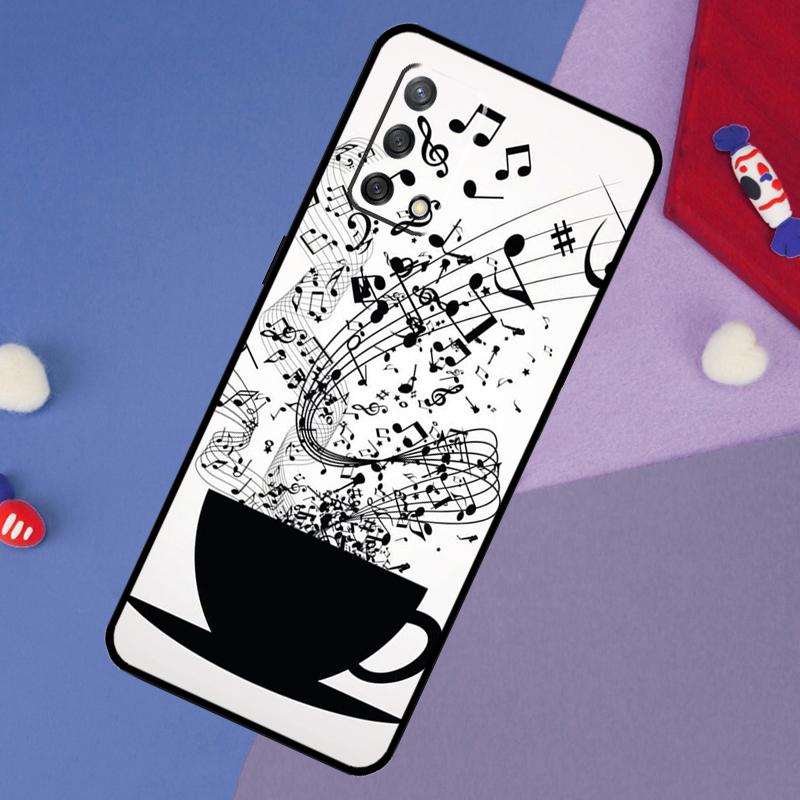 Musical Music Note Case For Oppo A6 Pro A5 A18 A38 A58 A78 A98 A54 A74 A94 A17 A57 A80 A60 A40 A96 A76 A16 A15
