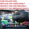 MKBKLLJY 170pcs Car Fuse Assortment Kit Type Car Fuse Standard Mini Micro2 Low