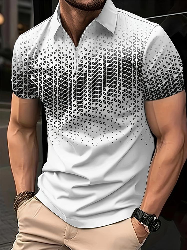 

Модные футболки с геометрическим принтом и графическим принтом, мужская одежда с лацканами, модные мужские рубашки, топы в стиле Харадзюку, повседневные свободные футболки для мужчин XXXL