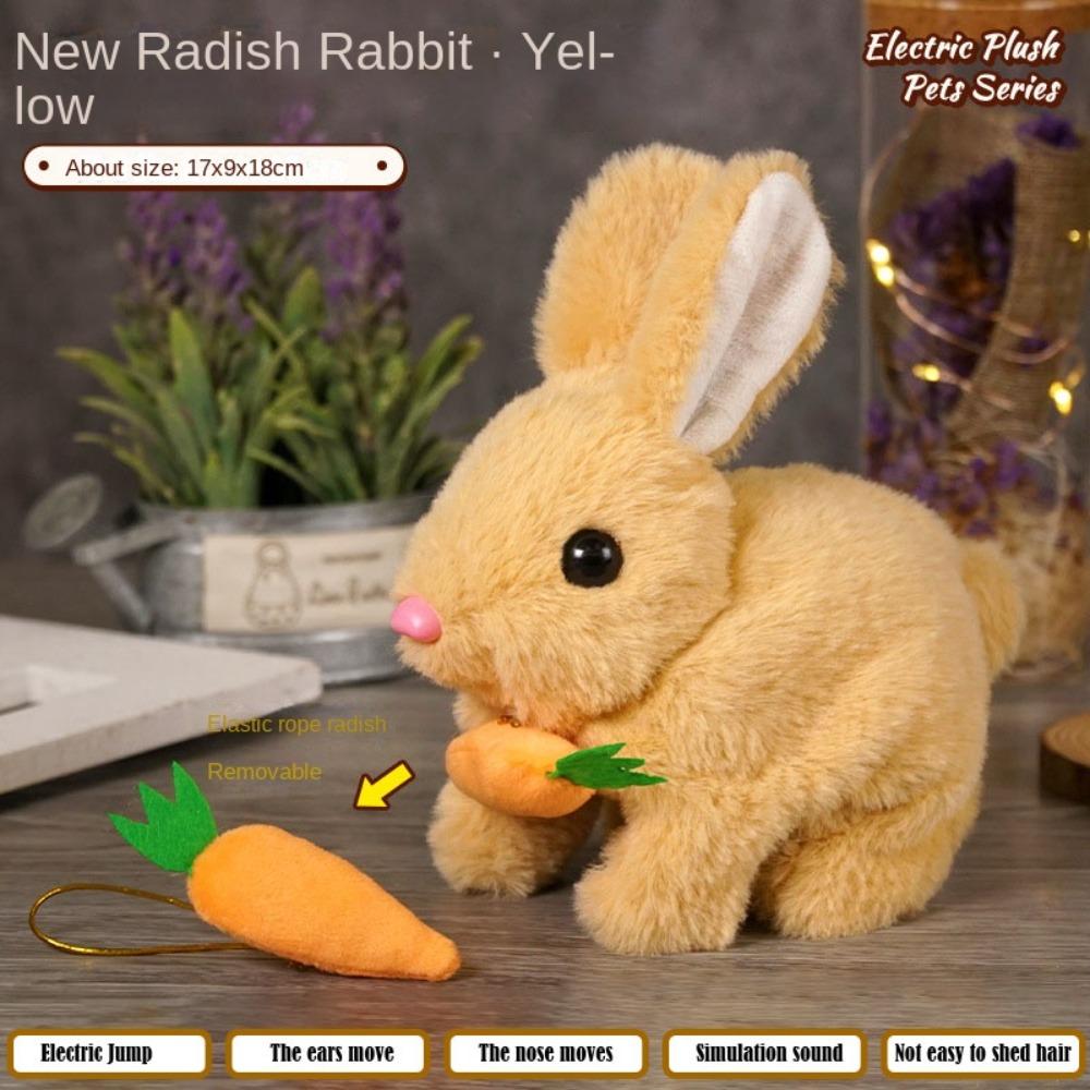 Easter Rabbit My Realistic Bunny Toy Lifelike Vitality Bliss Bunny Cute Plush Bunny Doll  Children