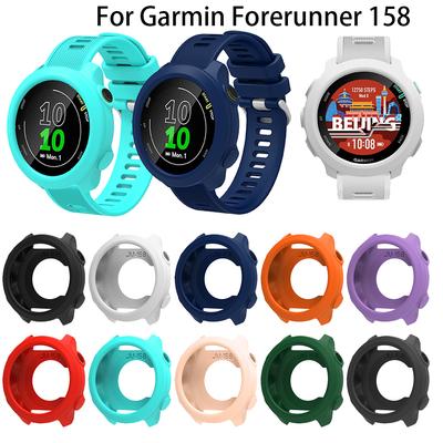 TPU Protective Watch Case For Garmin Forerunner 158 SmartWatch Protector Case Cover Soft Shell Replacement Shockproof Clear