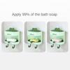 3 in 1 Soap Holder Back Scrubber Kit Creative Comfortable Soap Box with Soft Brush Wall Mount Stain Removal