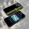 Husă de telefon P-U-B-G Pentru iPhone 17,16,15,14,13,12,11 Plus,Pro Max,XS,Husă de telefon argintie colorată Husă