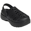 adidas Adilette Platform Clog Triple Black Women Sneakers Core-Black JP9577