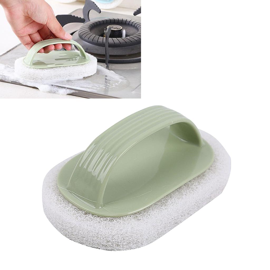 Schrubbbürste PP-Faser Tiefenreinigung Schrubbpad mit Griff für Dusche Fliese Badewanne Waschbecken Schwimmbecken Stufe Ecke