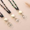 Fashion Women's Lanyard Necklace Natural Key Lanyard Badge Card Holder  Card Protector