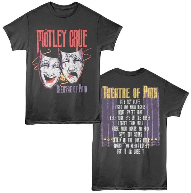 Motley Crue Theatre of Pain Tracklist Men039s T Shirt Unisex T-Shirt S