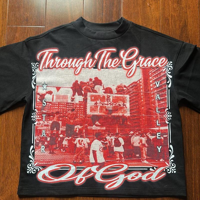 Streetwear Vintage T-Shirts Y2K Kleidung Herren Damen Harajuku Hip Hop Cartoon Grafik Übergroße T-Shirts Baumwolle Kurzarm Tops