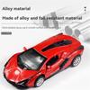 Simulation Lightning Alloy Car Model Boy Door Opening Back Force Children's Toy Car Ornaments Play-resistant