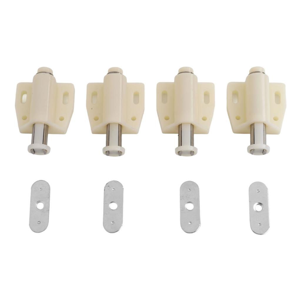 Wardrobes Bathroom Touch Latch Push To Open 4pcs/set ABS