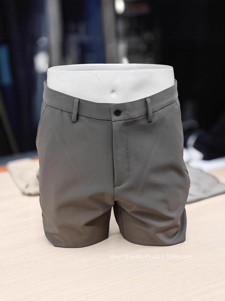 Men's Elastic Slim Fit Casual Pants: Versatile, Plus Size, Straight-Leg Trousers for Spring and Autumn 2025.