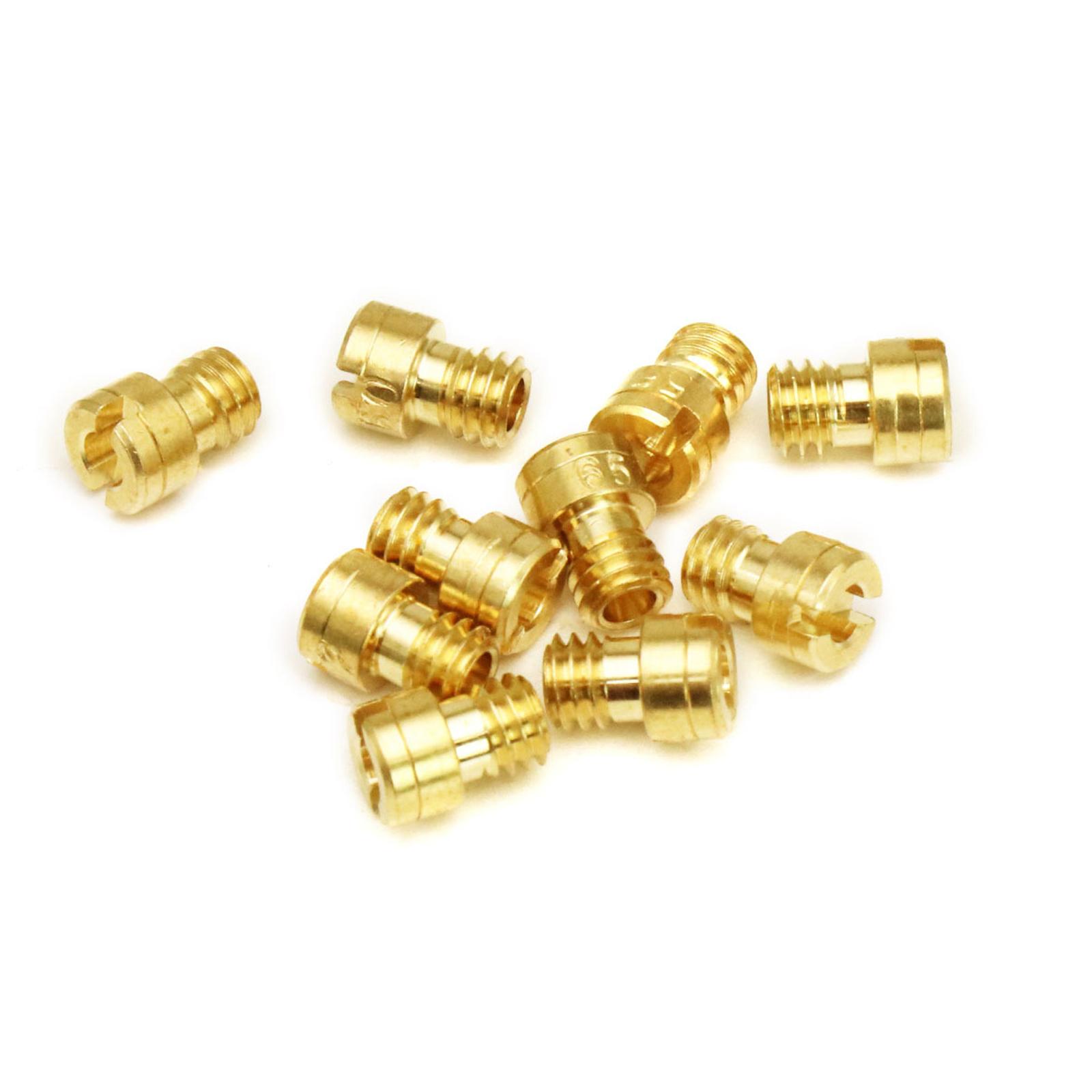 

10 шт. комплект главного жиклера карбюратора мотоцикла для GY6 50 куб. см 139QMB 4-тактный PZ19 карбюратор мотоцикла скутер главный жиклер карбюратора B