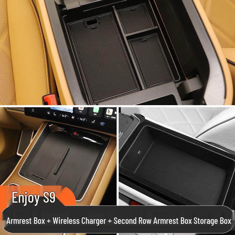 Enjoy S9 Car Armrest Box & Console Storage Interior Accessories