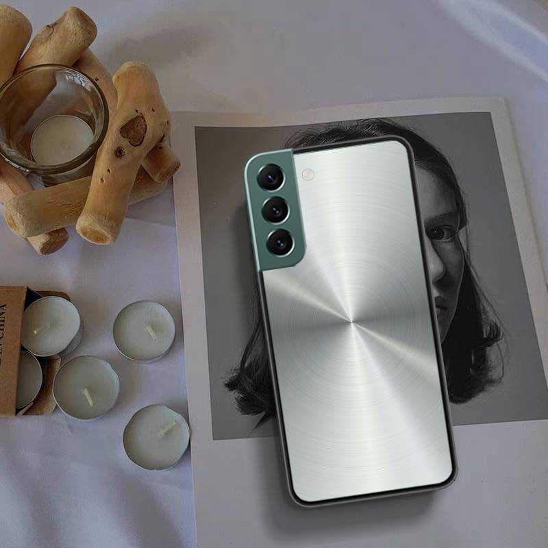 Brushed Metal Texture Steel Print Phone Case For Samsung Galaxy Note 20 Ultra 10 Lite 9 8 M12 M21 M30S M31 M32 M51 M52 S10 S9 S8