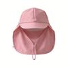 1-4Y Popular Outdoor Unisex Baby European and American Cape Sun Hat Children's Sun Protection Hat Toddler Sun Hat