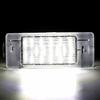Lampă LED Canbus fără erori pentru numărul de înmatriculare alb pentru Opel Vectra C Estate 2002-2008