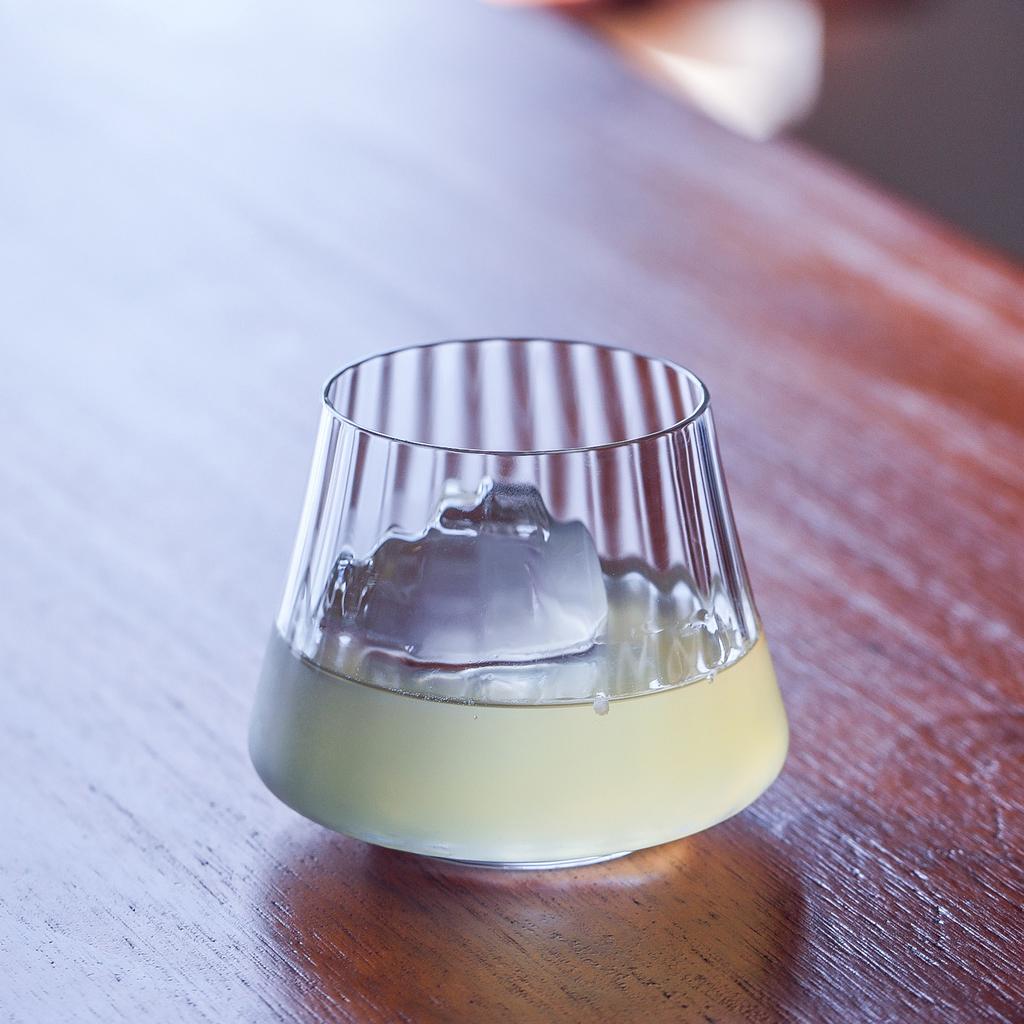 PWK505 CRISON Crystal Glass Handmade Whiskey Cup Bar Bartender Cocktail Cup Home Glass Cup 290ML