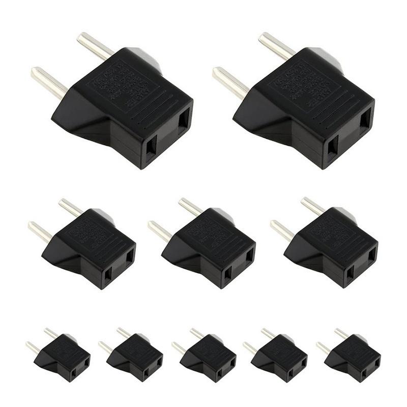 5ks USA USA do EU Euro Evropa AC Power Plug Converter Cestovní adaptér Nabíječka