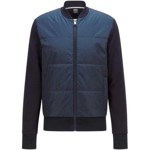 BOSS Mens Skiles Padded Hybrid Jacket