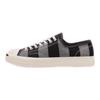 Converse Jack Purcell Open Smile Striped Simple Versatile Low-Top Canvas Shoes Unisex Sneakers Black Gray 167830C