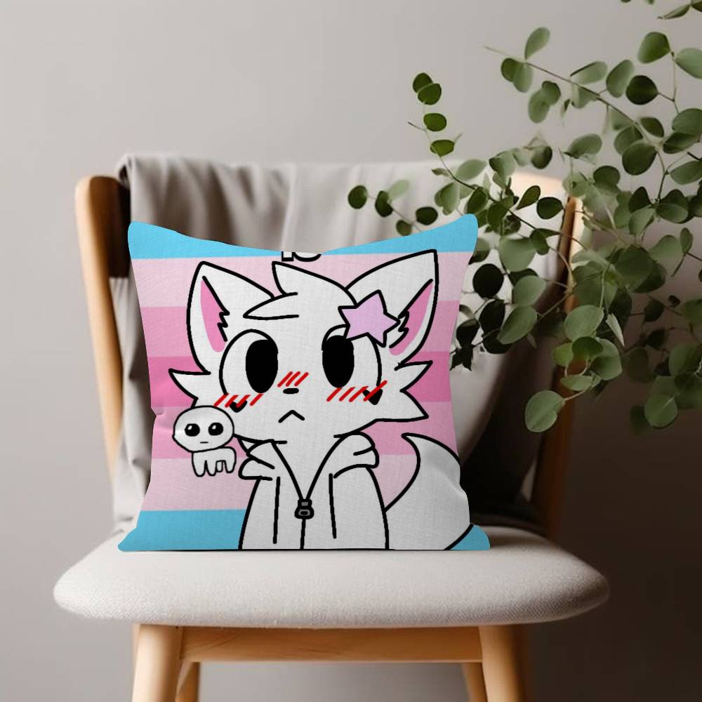 cartoon art funny Cute Cat kawaii Cushion Cover Decorative Pillow Sofa Home Decor Case Pillow Cases