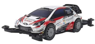 Tamiya Mini 4WD PRO Series 54 Toyota Gazoo Racing WRC MA Chassis Plastic Model Kit 18654 No. WRT/Yaris (Unisex)
