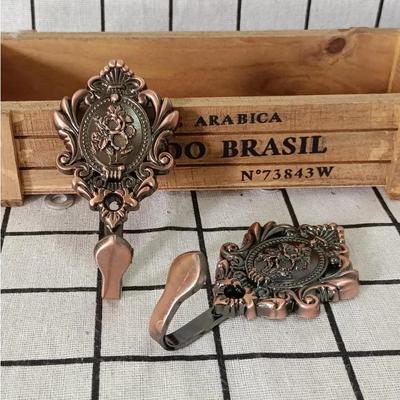 2'li Avrupa Tarzı Perde Kancaları, Çinko Alaşımı Yelpaze Şeklinde Kancalar, Duş Perdesi Kancaları, Palto Askıları Vintage Dekoratif Kanca