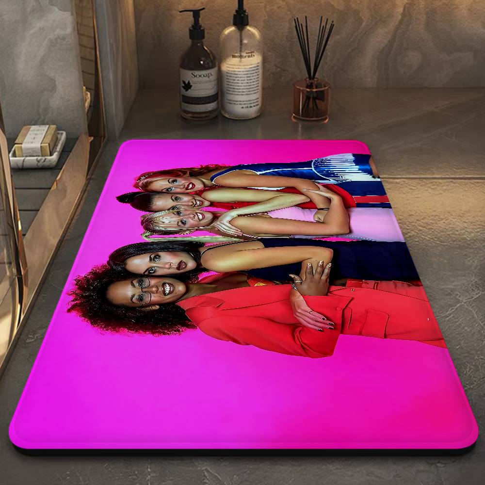 S-Spice Girls Fußmatte Kinderzimmer Schlafzimmer Dekoration Balkon Rutschfeste Fußmatte Wohnzimmer Fußmatte Teppich
