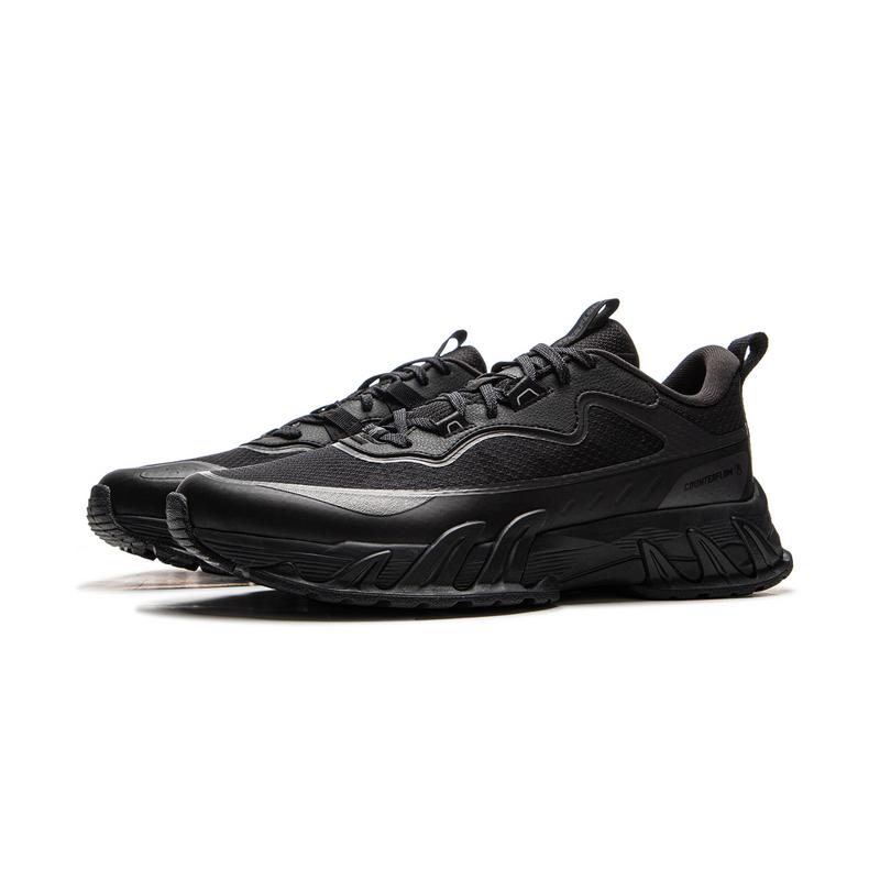 New LiNing CF Tracing, Xiaoyao Xing V3 Slip Resistant Abrasion Resistant Low top Hiking Shoes Unisex Black AHTV017-5