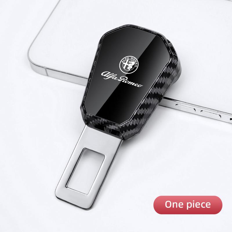 

Car Stickers For Alfa Romeo Carbon fiber Car Seat Belt Clip Extender Safetybelt Extension Plug Auto Accessorie For Alfa Romeo 4C