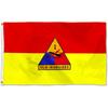 Fyon Uniformed Services Army Banner the 1st Armored Division Flag 3x5ft