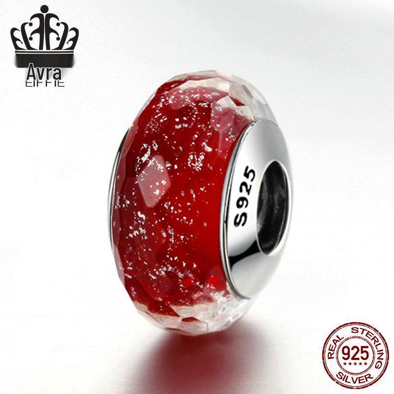 

Aifle S925 Стерлинговое серебро Бусины DIY Аксессуар, Бусины из резного стекла бутик SCZ032