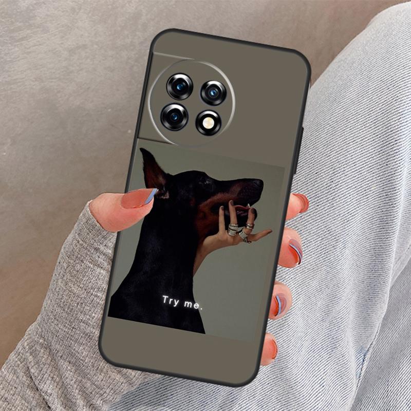 Dachshund Doberman Dog Cover For OnePlus Nord CE 4 2 3 Lite N10 N20 N30 OnePlus 13 12 11 10 Pro 12R 13R 10T 8T Case