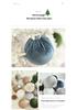 Flocked Plush Christmas Ball Ornaments for Tree Decorations