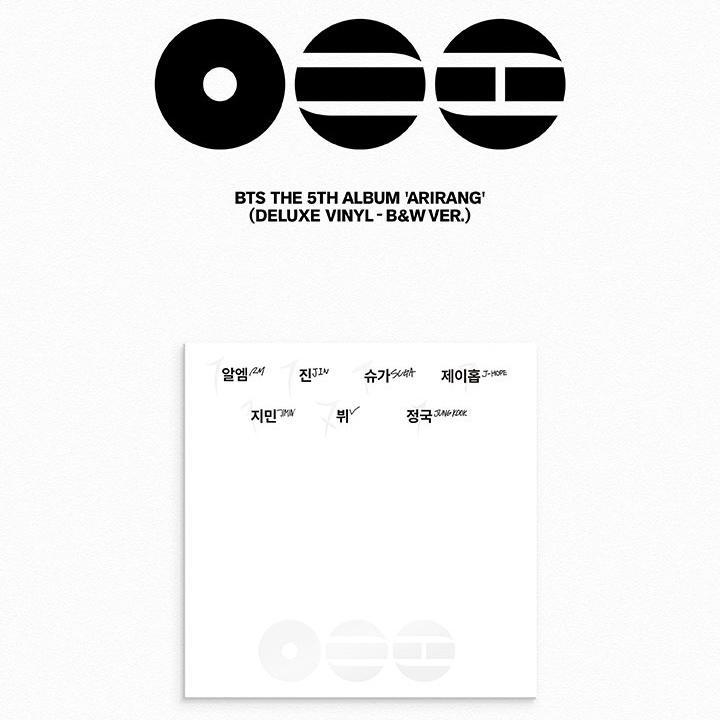 [BUSAN Special] BTS ARIRANG (Deluxe Vinyl) Random 1EA + Photo Cards, Official, Original, Authentic, KPOP