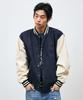 Veteze Vintage-Stimmung Baseballjacke (Marine)