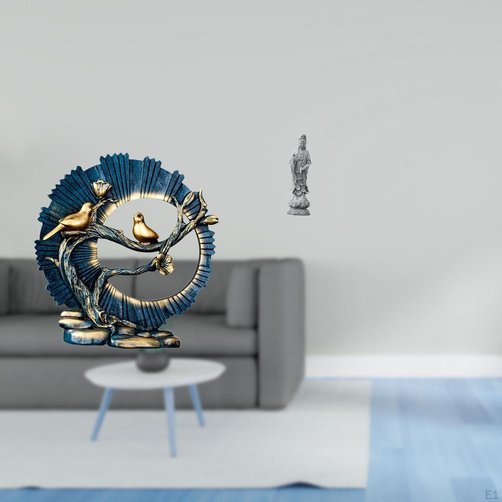 Resin Craft Figurine for House Decorations And Feng Shui Collection Chinese Female Buddha Sculpture