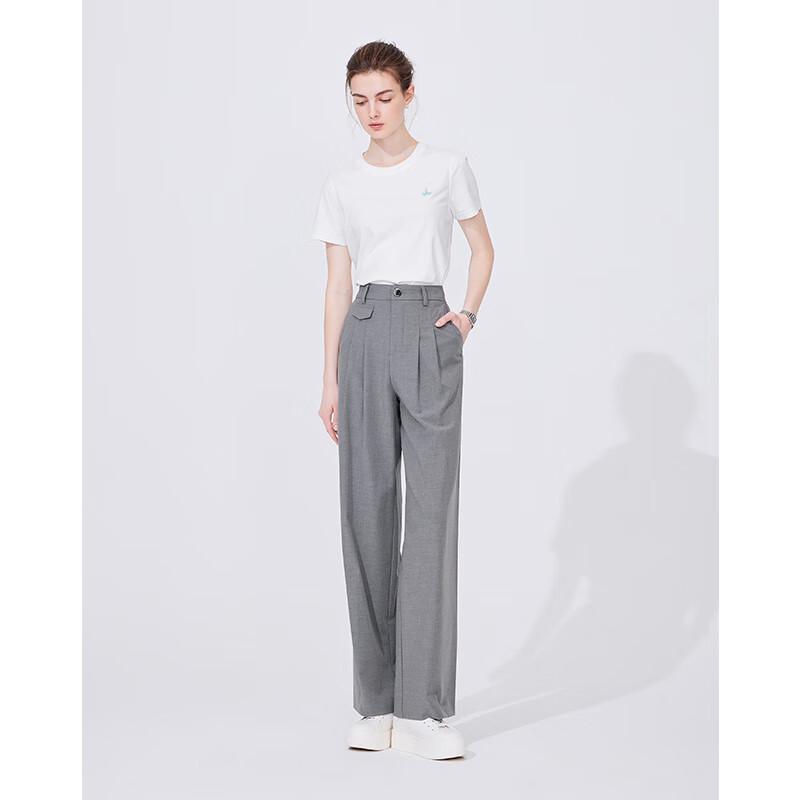 Navigare Women's Loose Fit Straight-Leg Pants