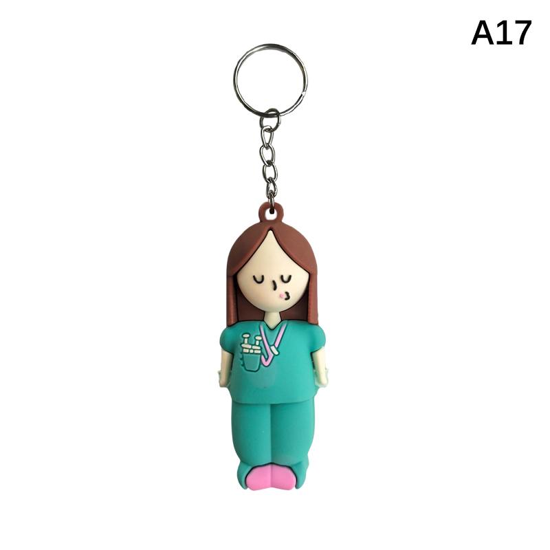 Paw Print Girl Shaped Ampoule Bottle Opener Keychain Rubber Cutter Aid Medication Vial Breaker Tool For Home Nurses And Doctors