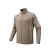 Anta Knitted Sports Jacket Outdoor Spring 2026 Unisex Jackets Milk-Coffee Gray 972616703-2