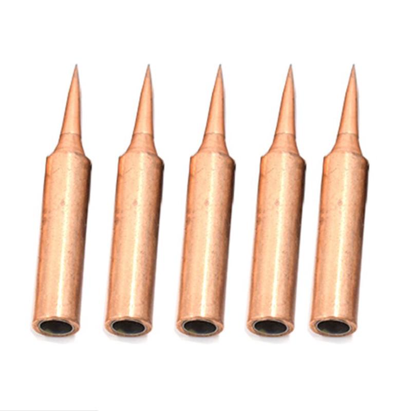 5-10Pcs Soldering Iron Pure Copper 900M Soldering Iron Head Set Inside