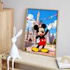 Disney Diamond Painting Kit DIY Round Home Wall Decor Adult Handmade Gift Mickey Castle Waving