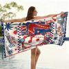 Vintage 67 Summer Baseball Beach Towel, Soft Microfiber Pool Towel, Perfect for Beach Vacation, Camping & Sports Activities