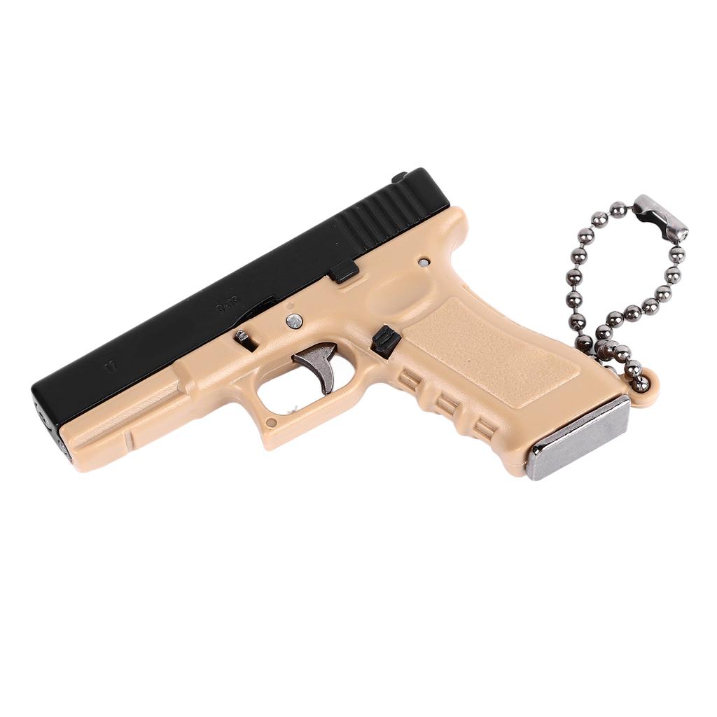 1:3 Scale G17 Keychain High Simulation Decoration Alloy G17 Model Key   for Daily Use