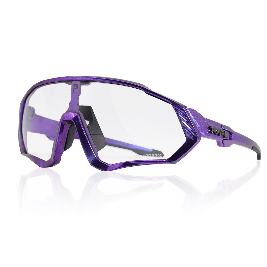 Color-changing cycling glasses with myopia running sports bicycle driving windproof eye protection