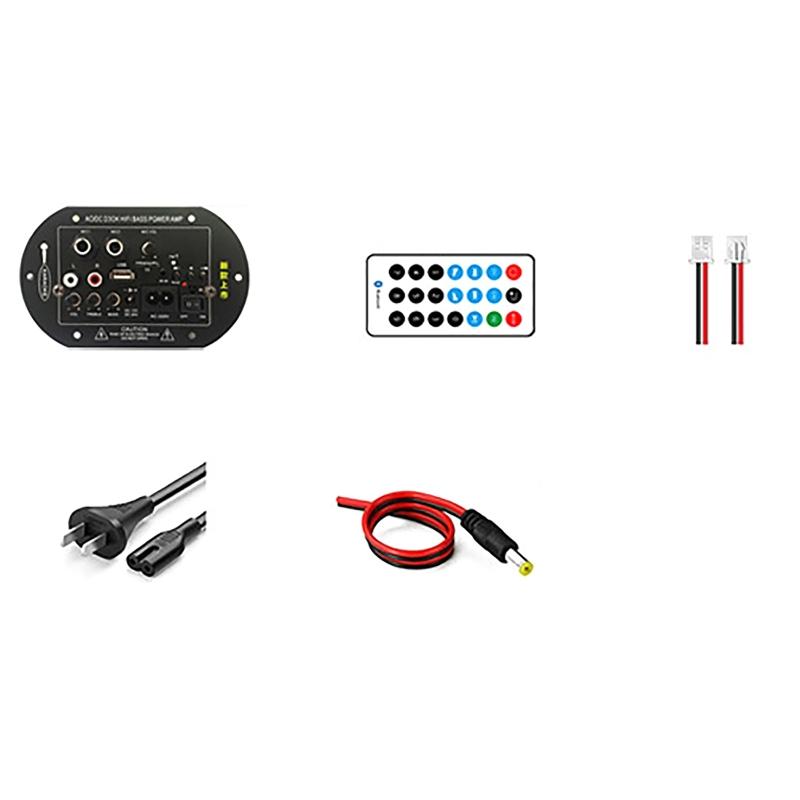 Amplifier Board with Optical Fiber 300W Subwoofer Home Theater Amplifiers Audio Bluetooth AMP USB FM Radio TF Player for Speaker