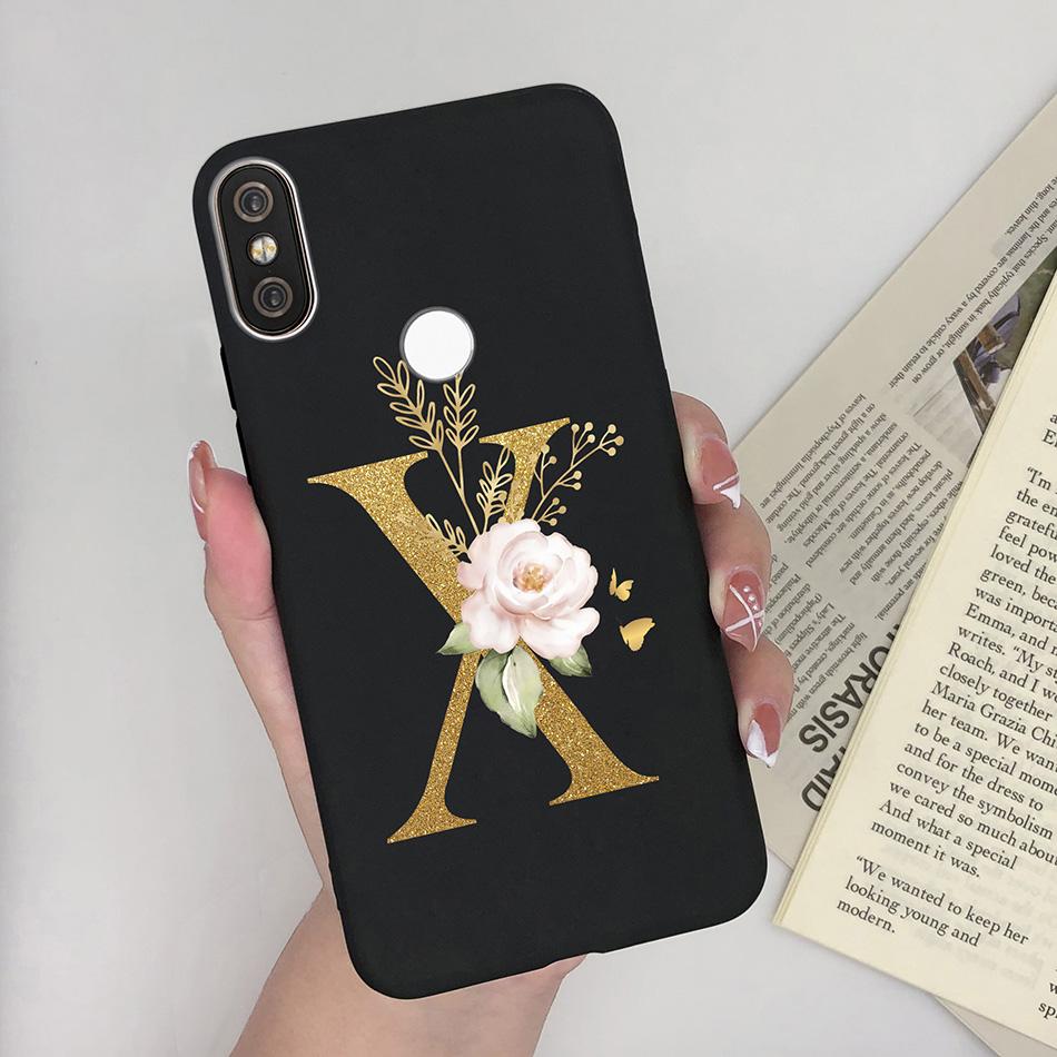 Case For Xiaomi Mi A2 A 2 Lite A1 A 1 MiA2 MiA1 Cute Letters TPU Silicone Bumper Soft Back Cover for Xiaomi Mi 5X 6X Phone Case