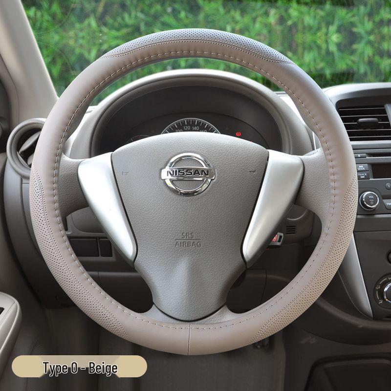 D0X Echte Lederlenkradabdeckung für Nissan Sylphy, Murano, Old Teana, Qashqai, Sunny, Livina, Tiida.